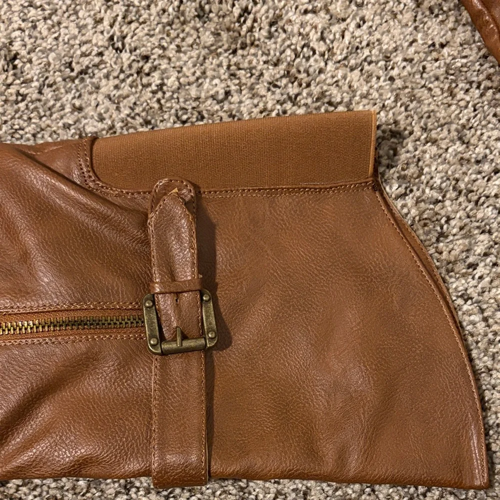 BAMBOO Tan Over the Knee Boots